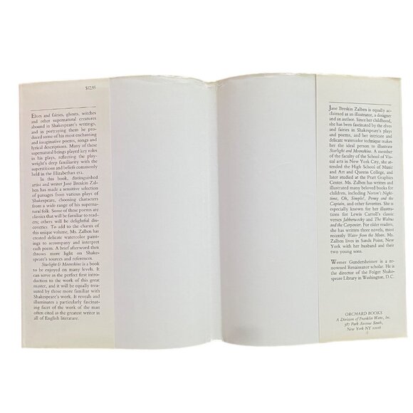 William Shakespeare Starlight & Moonshine Poetry of the Supernatural Hardcover - Picture 5 of 14